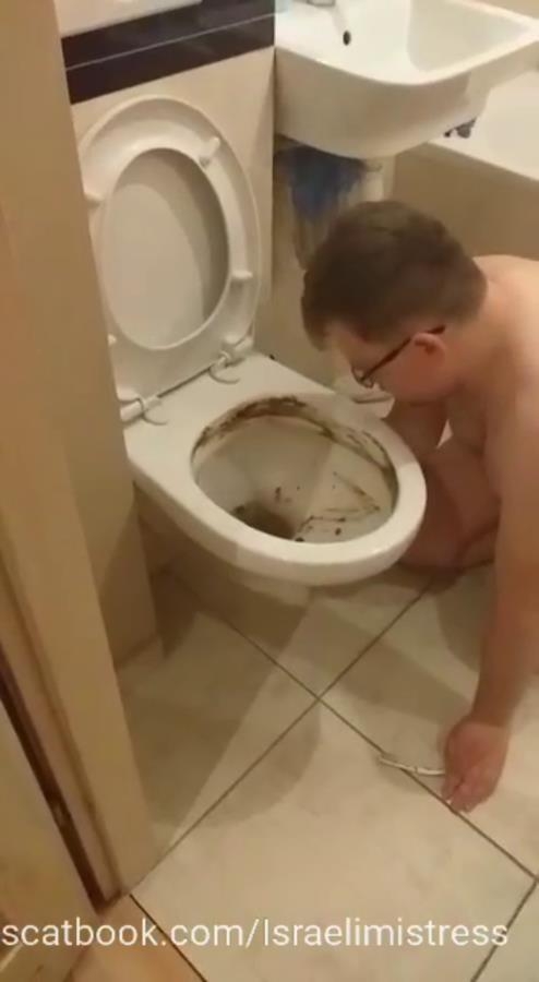 Shitty bitch training feeding in the toilet P1 [MPEG-4] (2025) [SD ]