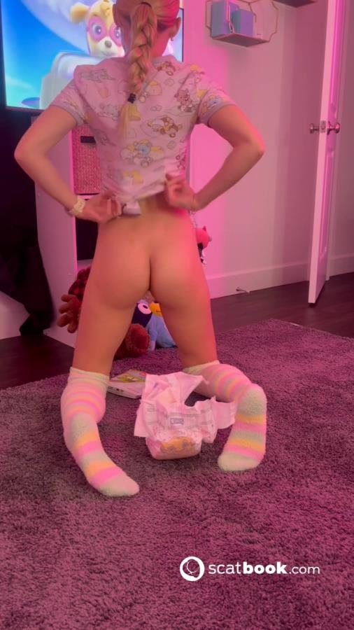 Messing my Huggies then Smooshing it Diaper Poop P1 [MPEG-4] (2025) [SD ]