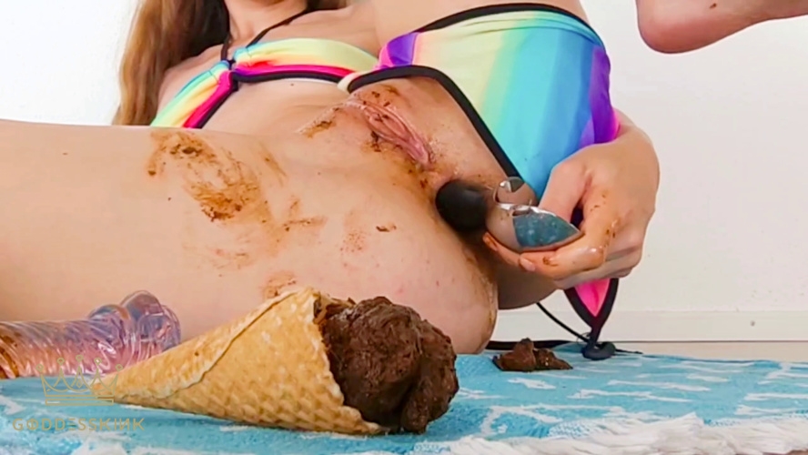 Ice Cream Pooping - With Actress: Goddess Kink [MPEG-4] (2026) [UltraHD/4K ]